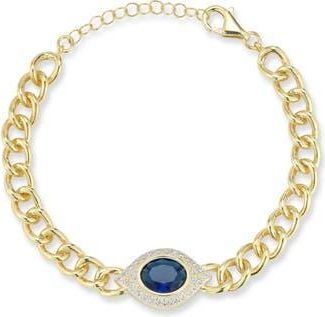 Chloe and Madison Evil Eye Bracelet in Gold at Nordstrom Rack