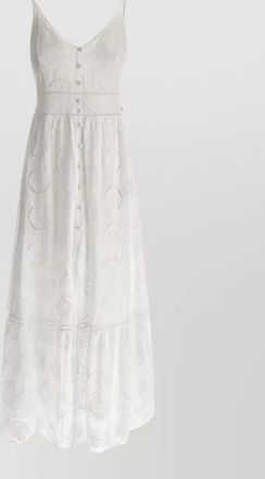 Guess dress tiered skirt v neckline sleeveless