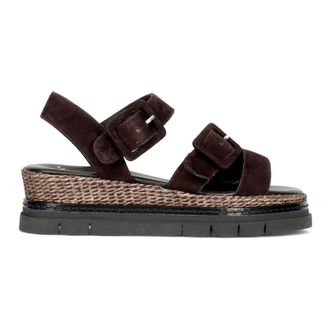 Luca Grossi Flat Sandals - female - Luca Grossi - Wedges - Brown - 3 UK - Shoes