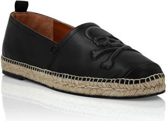 Philipp Plein Espadrillas Skull Men in Black at Nordstrom, Size 40
