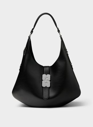 Ganni Mens Kat recycled leather handbag