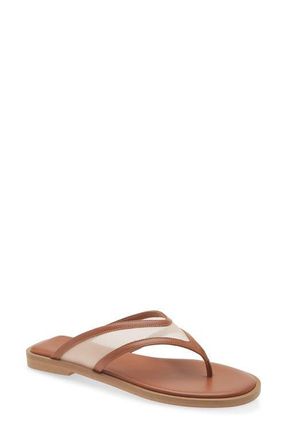Freda Salvador Mesh Flip Flop in Stone Mesh at Nordstrom, Size 10.5