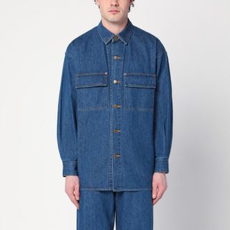 Auralee Blue denim shirt