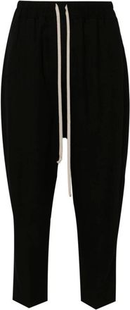 Rick Owens Dames, Broeken, Zwart, Maat: XS Wol