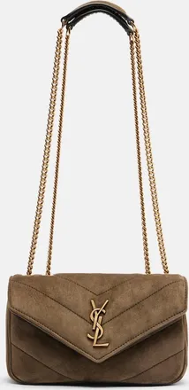 Saint Laurent Loulou Mini suede shoulder bag