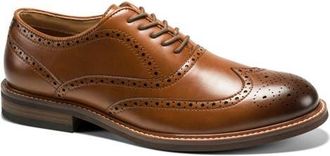 Kenneth Cole Reaction Lance Wingtip Oxford in Medium Brown at Nordstrom, Size 11.5