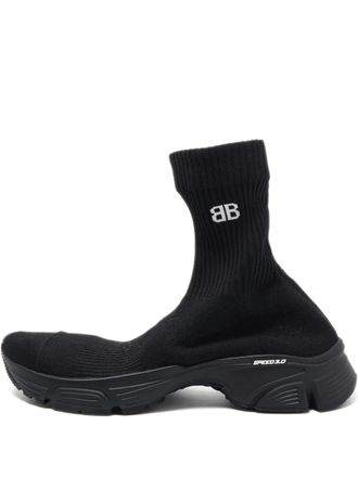 Balenciaga sock-style sneakers - Black