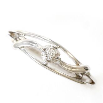 C&A White Gold White Gold (18K) Band Ring (Pre-Owned)