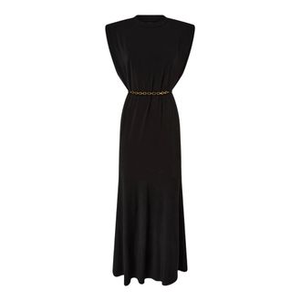 Pinko Maxi Dresses, female, Black, Size: XS Alexiana Dress