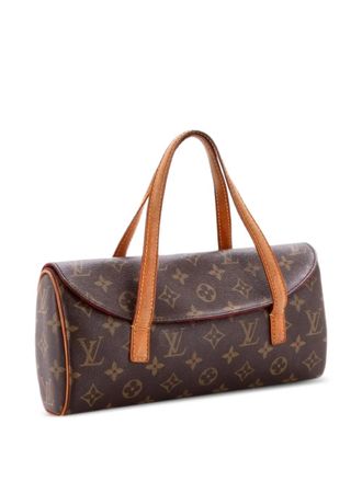 Louis Vuitton Sonatine Handbag Monogram Canvas satchel - Brown