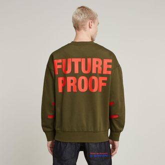 G-Star WVB Unisex Oversized Sweatshirt - Groen - Heren