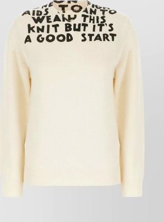 Maison Margiela acrylic and wool crew neck sweater