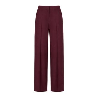 Max Mara Dames, Broeken, Paars, Maat: XS