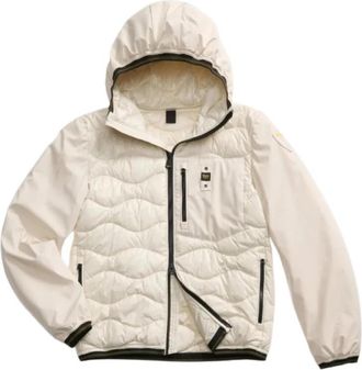 Blauer Albert Jacket - Heren - Winterjassen - Wit - M - Leer - Jassen