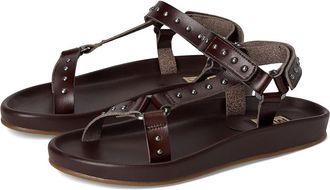 Mia MLE-Zaria Womens Sandals Dark Brown : 7.5 M