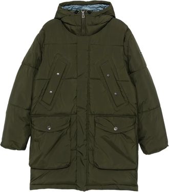 Paul Smith Gewatteerde jas met capuchon - Groen