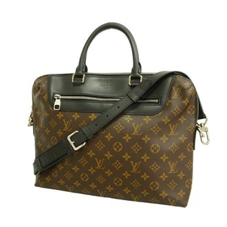Louis Vuitton Black Brown Briefcase (Pre-Owned)