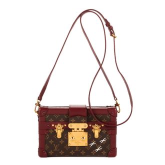 Louis Vuitton Pre-owned Womens Petite Malle Small Shoulder Bag - Brown - One Size
