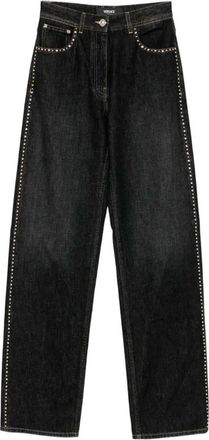 Versace Denim Pants With Studs