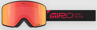 Giro Method II Stacked Black/Red Goggle schwarz