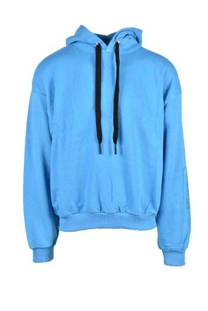 Takeshy Kurosawa Light Blue Hooded Cotton Sweatshirt