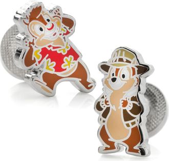 Cufflinks Inc. Chip & Dale Cuff Links in Silver Multi at Nordstrom