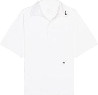Rhude Relaxed Fit Polo - Heren - Polos - Wit - M - Katoen - Tops