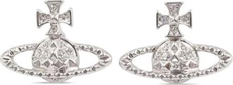 Vivienne Westwood Orecchini a bottone Orb anni 2020 - Argento
