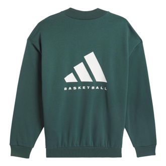 adidas Basketball Crew Sweatshirt Mineral Green IM8421