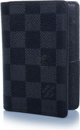 Louis Vuitton Pre-owned Mens Damier graphite card holder - Black Canvas - One Size