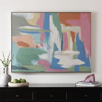 Safavieh Stroke Of Genius Framed Linen Canvas