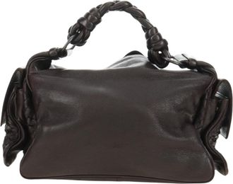 Bottega Veneta Cocker Hobo Leather Brown Leather Handbag (Pre-Owned)