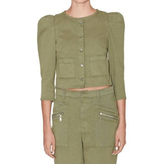 LE JEAN Sienna Jacket In Military
