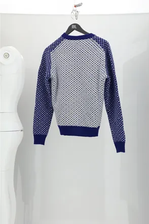 Dior Mens T-Shirt Blue Wool (ovis Aries) T-Shirts And Polos
