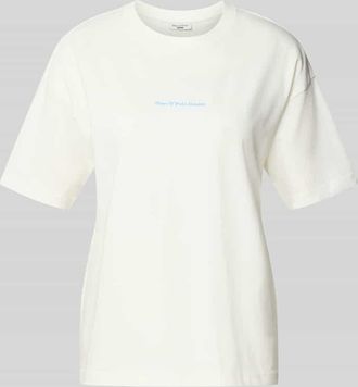 Marc O'Polo Denim Marc OPolo Denim Regular Fit T-Shirt aus reiner Baumwolle in Offwhite, Gr&ouml;&szlig;e XL