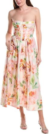 Bardot Lola Corset Midi Dress