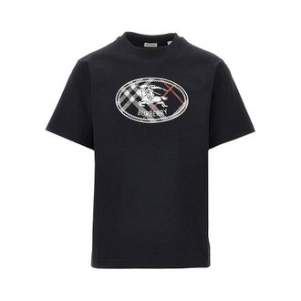 Burberry Knight Stamp embroidery T-shirt Man XL