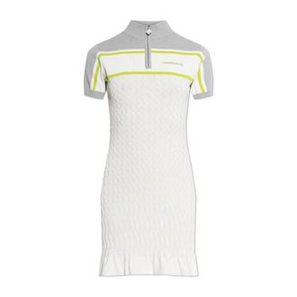 Casablanca Knitted Dresses, female, White, Size: XS Tennis Polo Dress