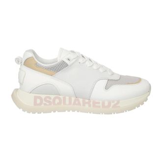 Dsquared2 Schoenen, Dames, Wit, 38 EU, Witte Sneakers voor Vrouwen