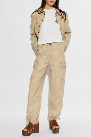 Etro T-shirt With Patch, Womens, White