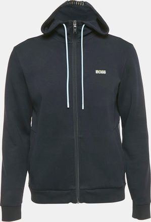 HUGO BOSS Boss By Hugo Boss Navy Blue Cotton Saggy 2 Hoodie