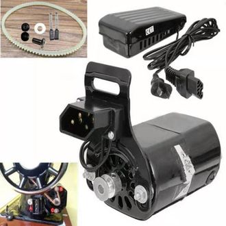Elle Motor De M&aacute;quina De Coser, Pedal De Control De Pie, Pedal Universal Para M&aacute;quina De Coser Vintage, Repuestos Para Motor De Costura De 180 W Con Pedal,