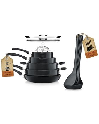 Nutrichef 17pc Non-Stick Cookware Set