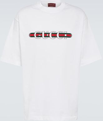 Gucci Logo cotton jersey T-shirt