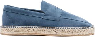 Scarosso suede jute-sole espadrilles - men - Calf Leather/Calf Suede/Rubber/Jute - 44 - Blue