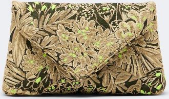 Dries Van Noten Clutch Small in jacquard floreale