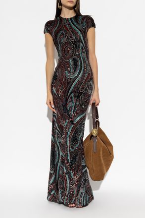 Etro Patterned Dress, Womens, Multicolour