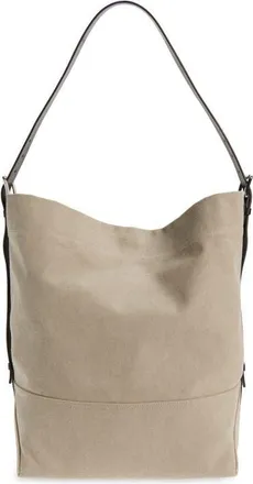Christophe Lemaire Belted Canvas Tote in Dark Linen at Nordstrom