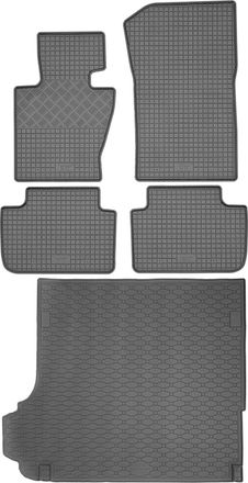 OEM Juego De Alfombrillas De Goma Para Coche Y Alfombrilla Para Maletero Para Bmw X3 E83 Suv (enero De 2004 - Octubre De 2010)
