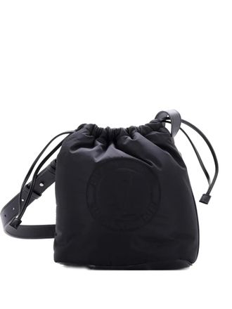 Saint Laurent Rive Gauche Drawstring Padded Nylon bucket bag - Nero